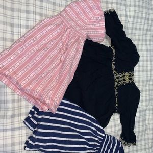 4 Girls 12-18month old navy dress bundle
